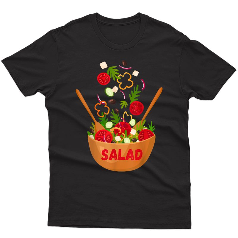 Vegetables Salad Vegan Vegetarian Halloween Party Costume T-shirt