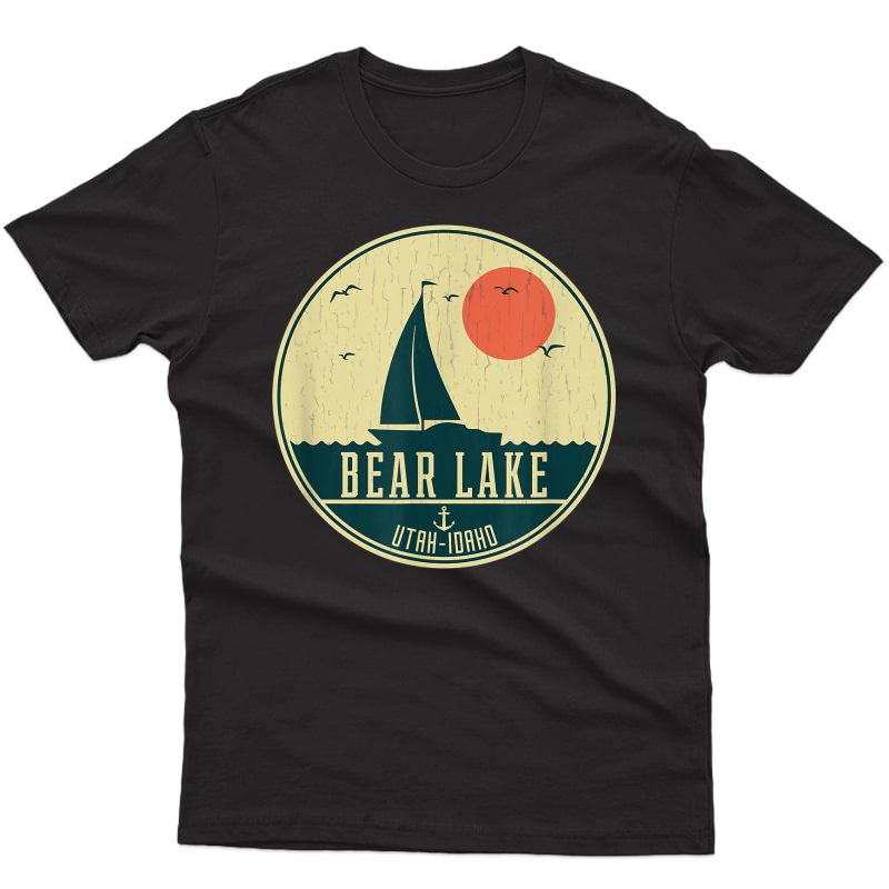 Vintage Sailing Bear Lake Idaho-utah T-shirt