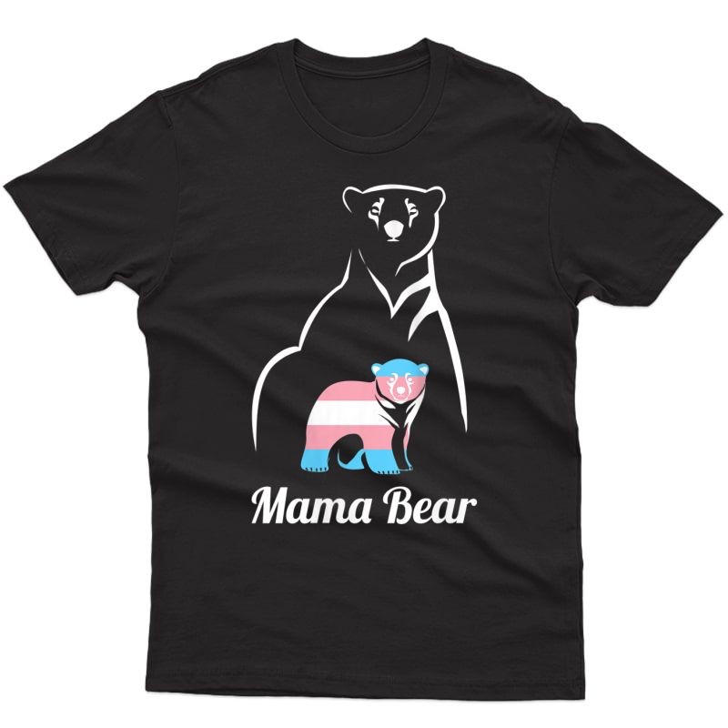  Mama Bear Lgbtq Transgender Child Gift Trans Pride Tank Top Shirts