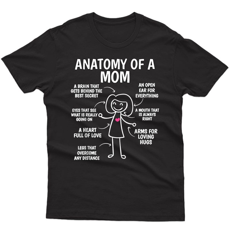  Mother's Day Mother Anatomy Of A Mom T-shirt